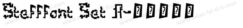 Stefffont Set A字体转换